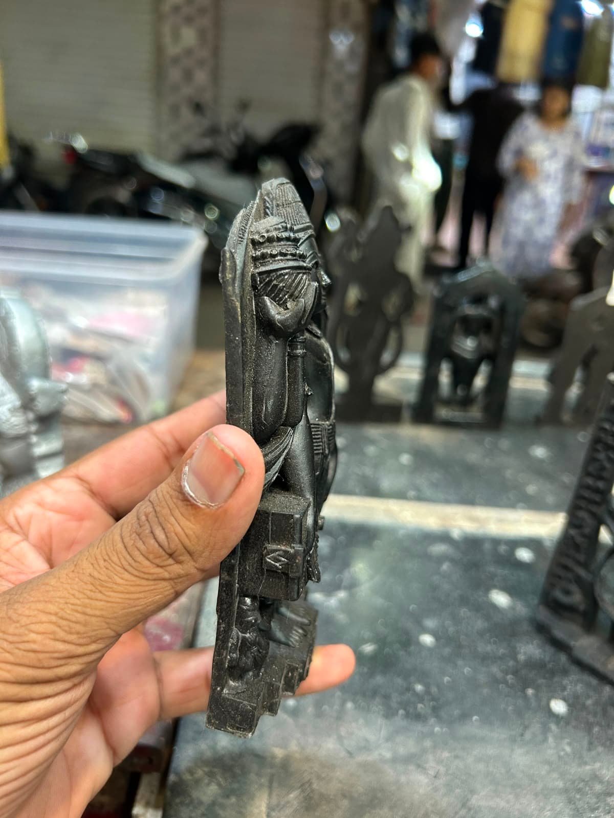 Sculpting in progress