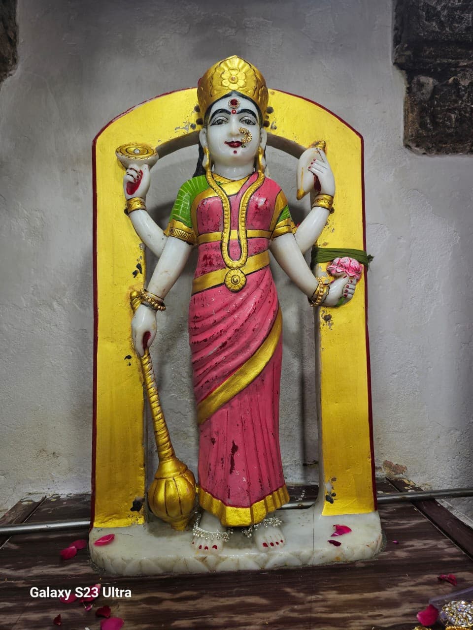 Original Rukmani temple murti in Dwarka Gujarat — reference for handcrafted replica by Shyam Shringar